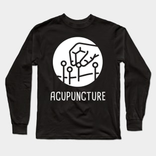 Acupuncture Needles Design Long Sleeve T-Shirt